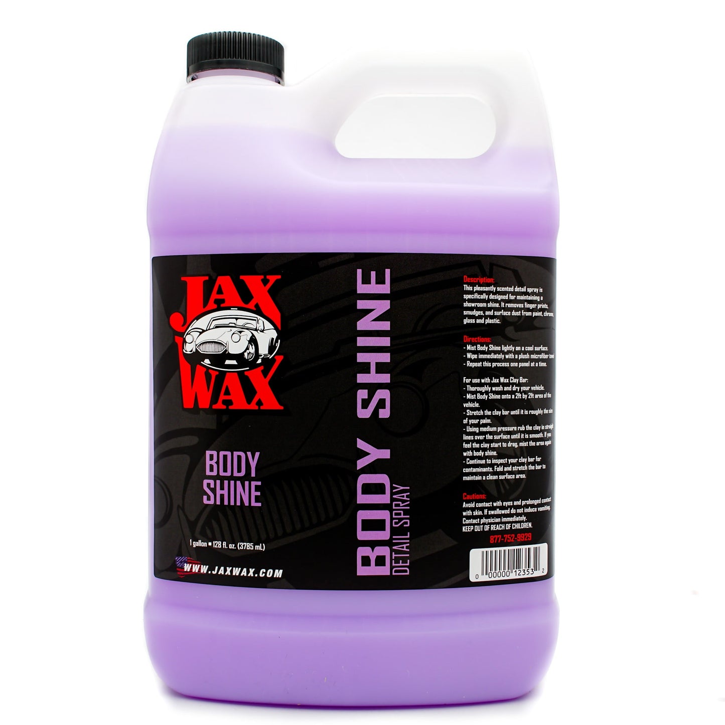 JAX WAX BODY SHINE DETAIL SPRAY