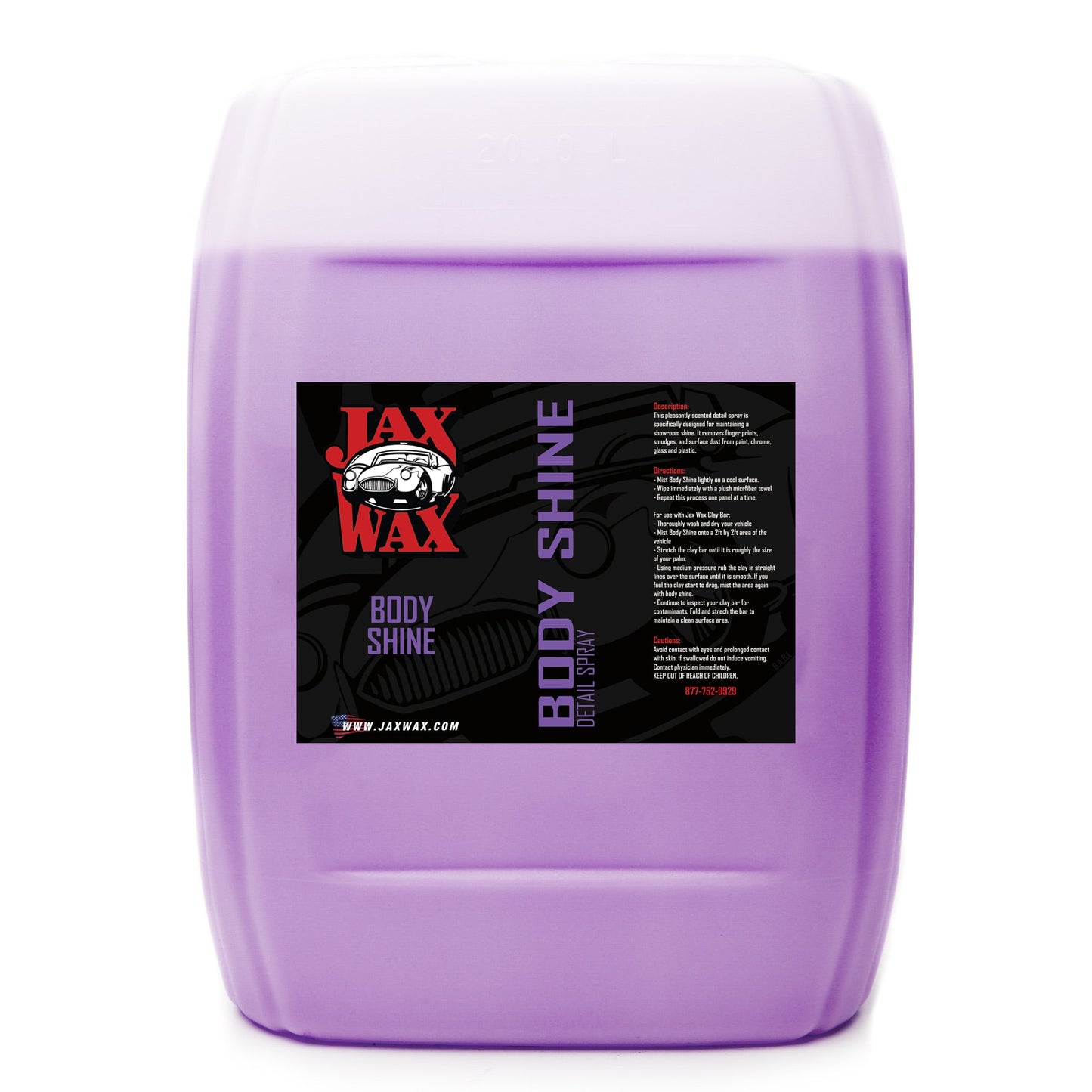 JAX WAX BODY SHINE DETAIL SPRAY
