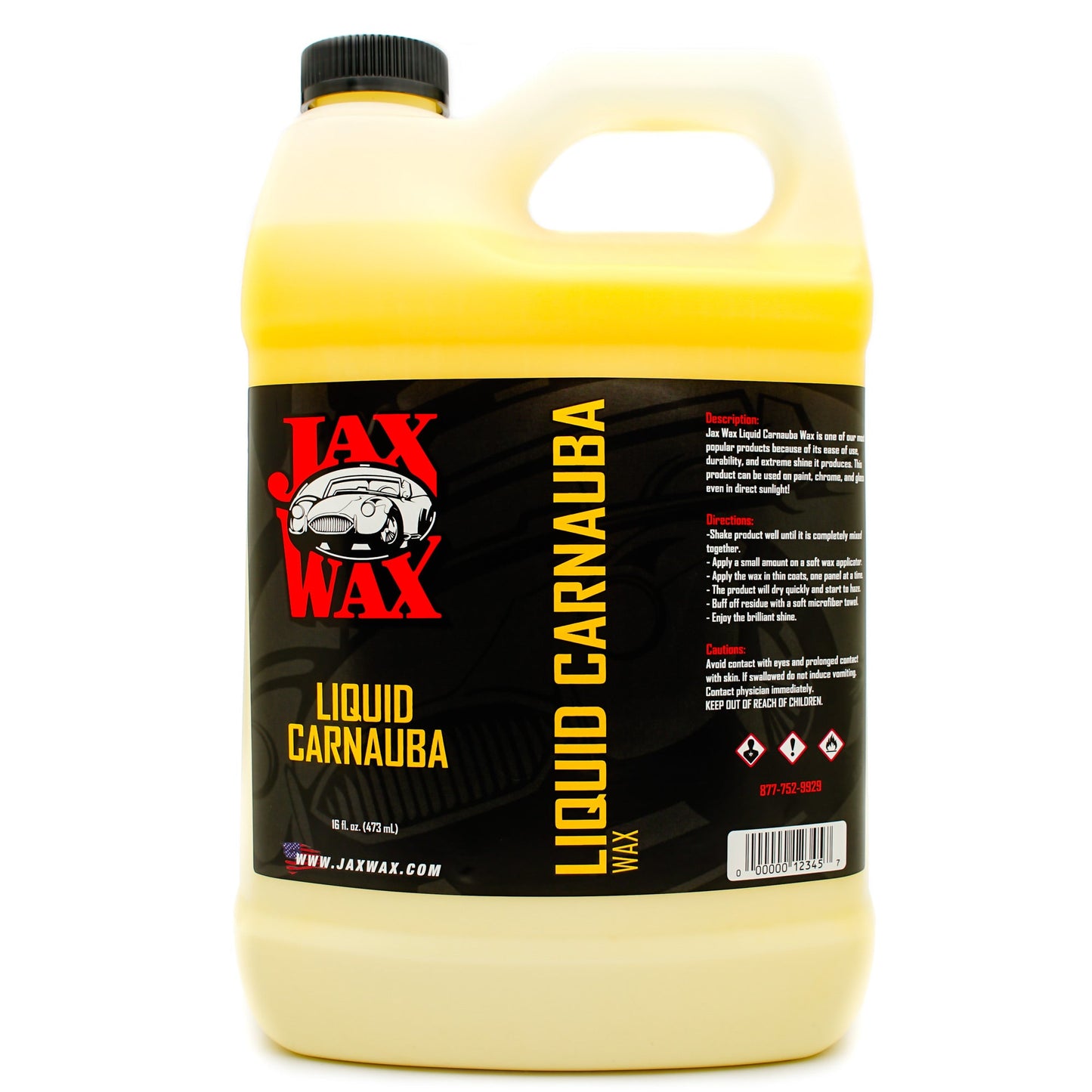 Jax Wax Liquid Carnauba Wax