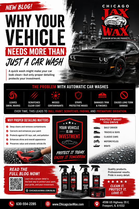 Why Your Vehicle Needs More Than Just a Car Wash