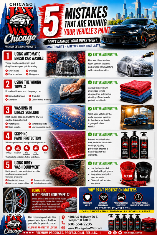 5 Mistakes That Are Ruining Your Vehicle’s Paint